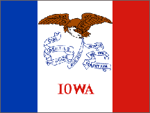 Iowa state flag